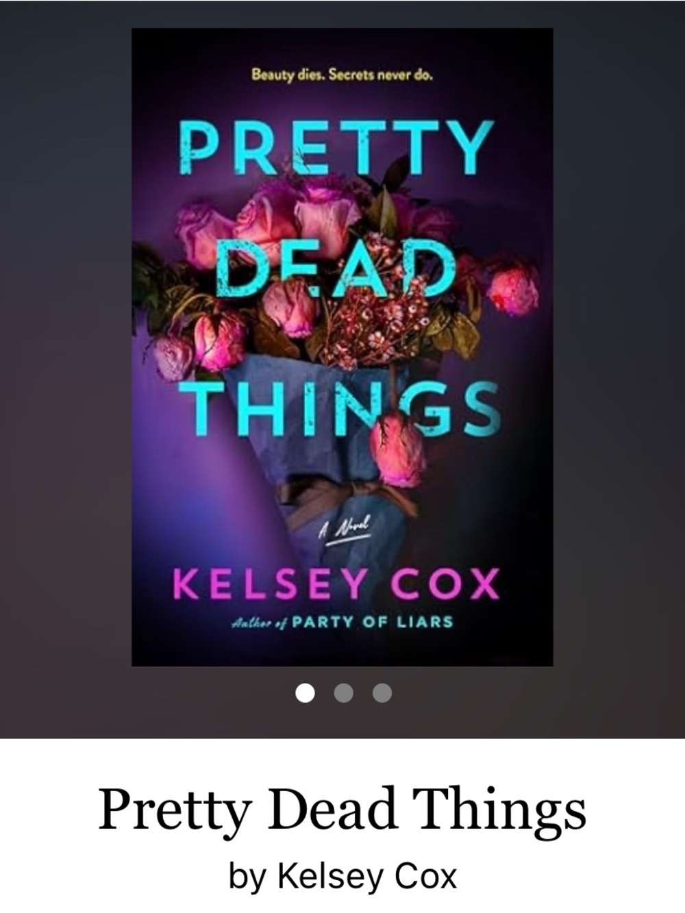 Pretty Dead Things by Kelsey Cox July 2026 BOTM Hardcover Book Mystery Thriller - Picture 12 of 15